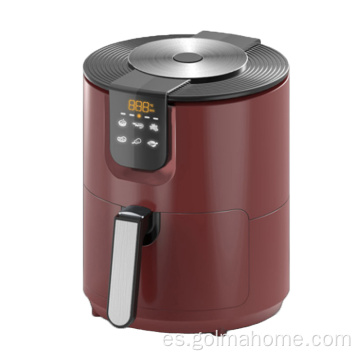 Cocina casera mini freidora de aire 3.2L olla única, canasta de freidora 2.6L freidora de aire digital con sistema de circulación de aire rápido